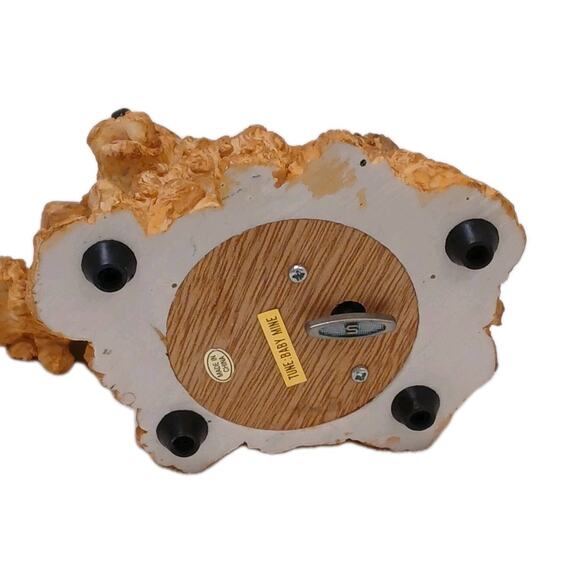 Cocker Spaniel Music Box Mother Dog Puppies Puppy Love Realistic Figurine Works - Picture 13 of 16